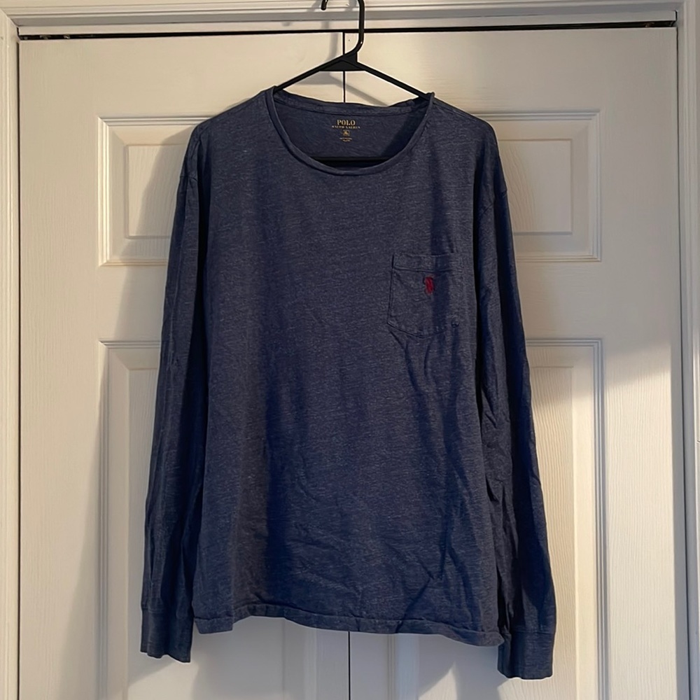 PRL long sleeve tshirt with pocket
